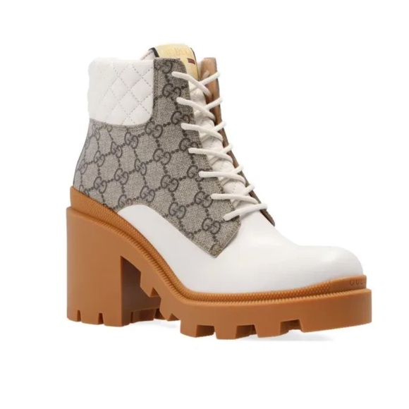 Gucci Apollo GG Supreme Ankle Boots - Picture 1 of 6